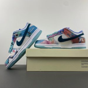 nike sb dunk low futura laboratories bleached aqua