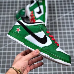 sb dunk low heineken